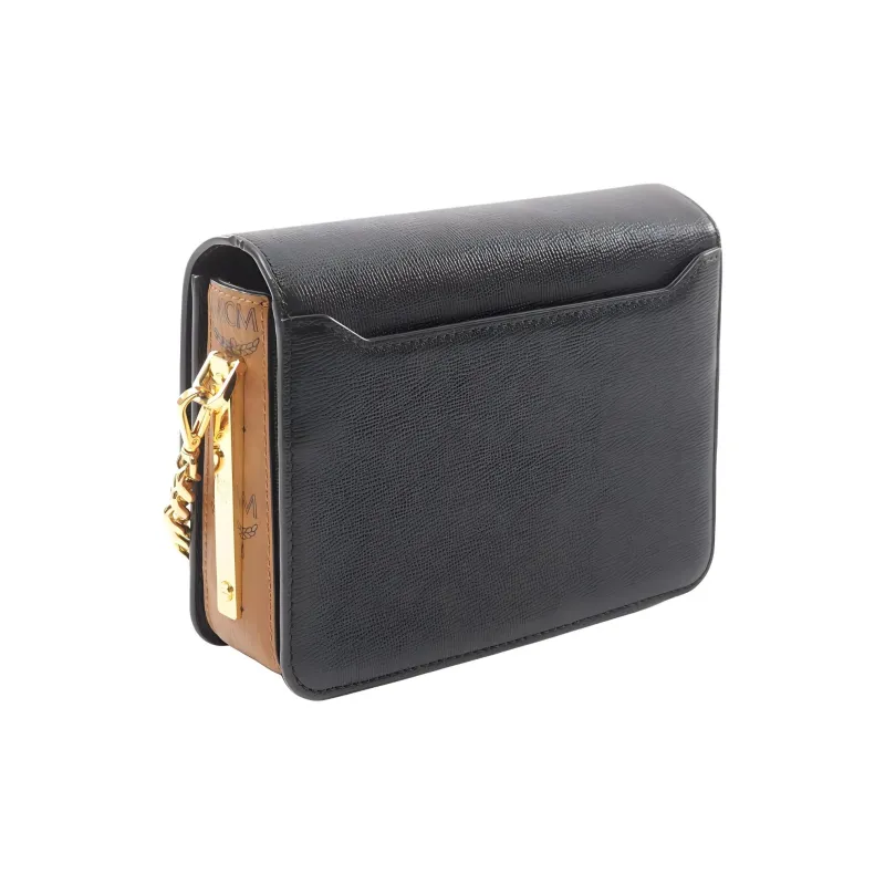 MCM Travia Visetos Leather With Coated Canvas Crossbody Bag, Shoulder Bag Mini Women's-1
