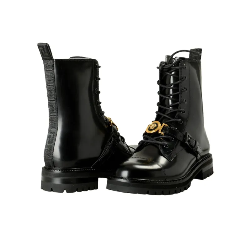 FANSIZHE Medusa Ankle Boots Men's Black-2