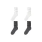 G-(White 2+Dark Heather Gray 2)