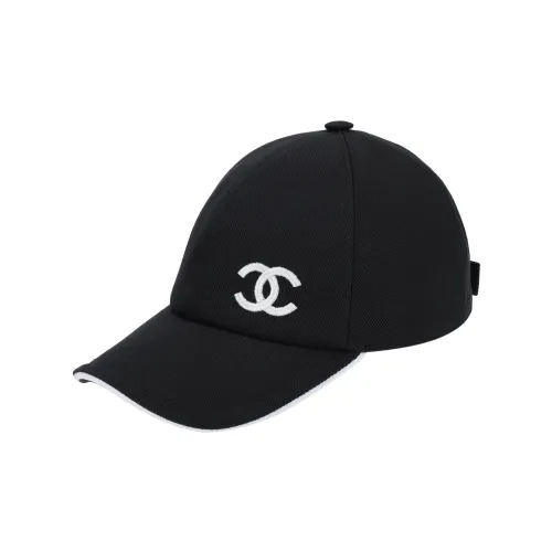 CHANEL   Baseball Caps Unisex Black