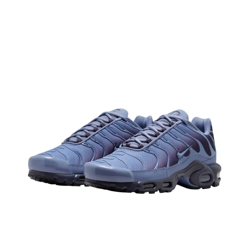 Nike Air Max Plus Slip Resistant And Breathable Low Top Running Shoes Men's Blue-2