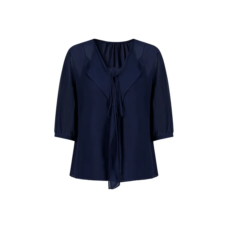 JZ. ANNAKRO Chiffon Shirt Women's-6