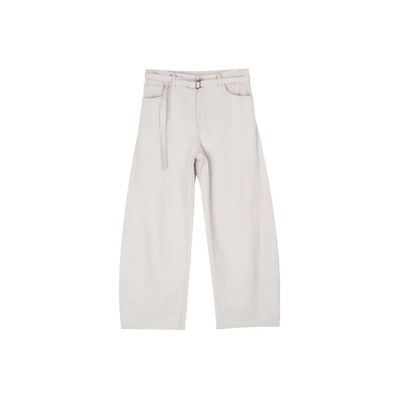 SIMPLE PROJECT Jeans Unisex Limestone White-0