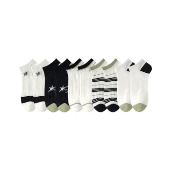 Cotton Gene Ankle Socks Men's 10 Pack
