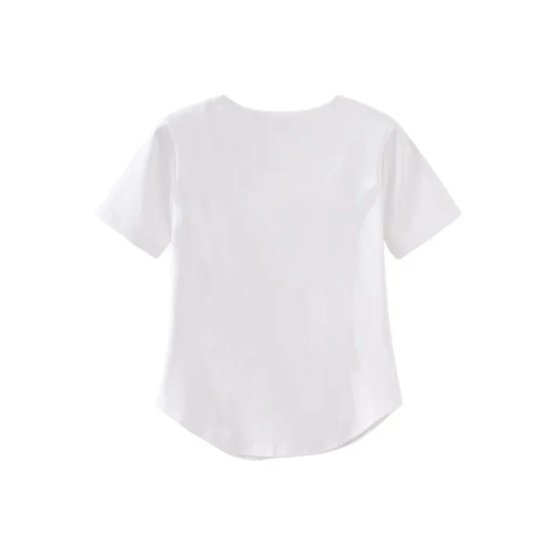HEISU Regular T Shirt Women's White-1