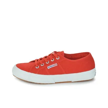 SUPERGA Abrasion Resistant Low Top Casual Shoes Women's Red