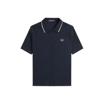 FRED PERRY Polo Shirt Women's Marine Blue
