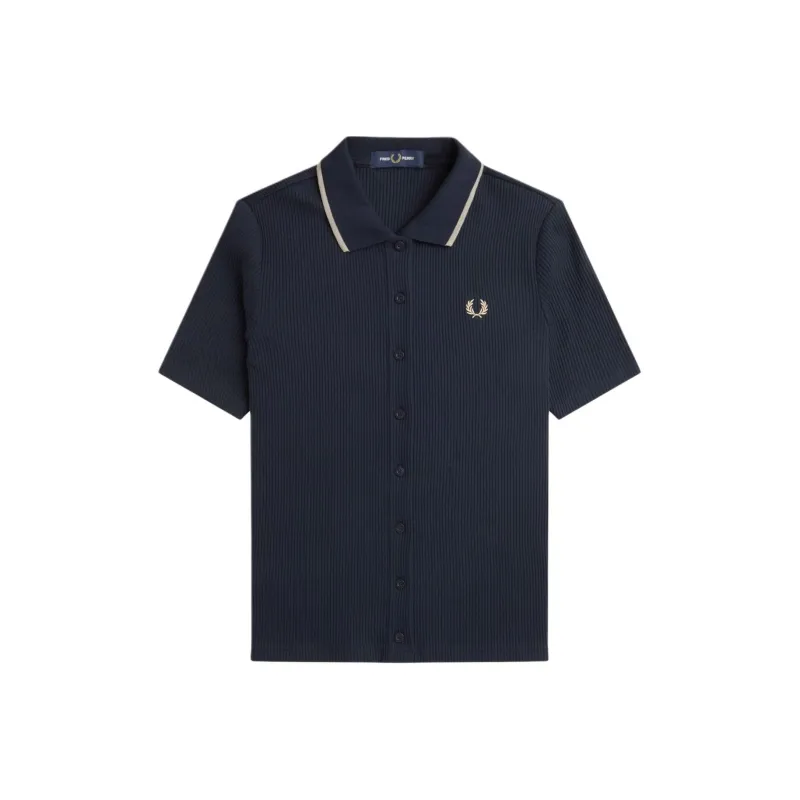 FRED PERRY Polo Shirt Women's Marine Blue-0