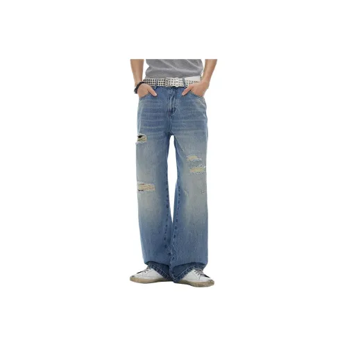 FAIRWHALE Jeans Unisex Blue