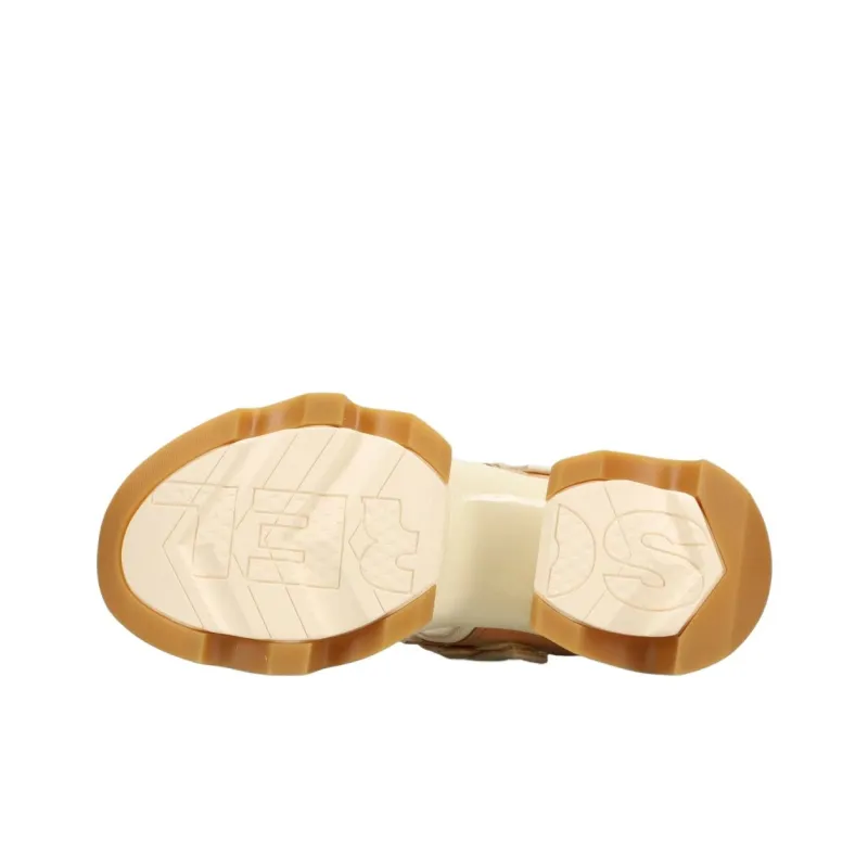 SOREL Kinetic Impact One Strap Sandals 8cm Women's White-5