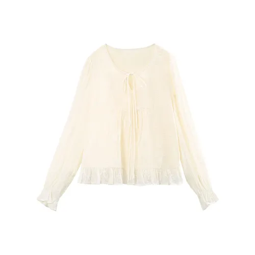 A Paradise For Awakening Shirt Women's Beige