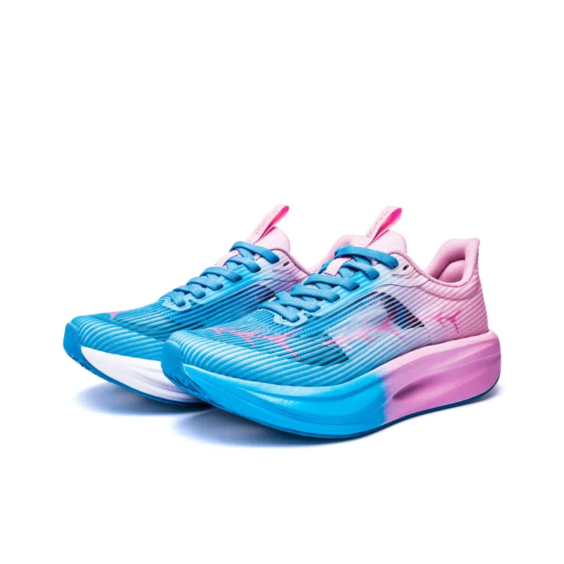 TEPOR Running Shoes Unisex Low Top Misty Blue/Dusk Cloud White/Gradient Black/Ice Blue Pink/Starburst Orange/Duorolan-24