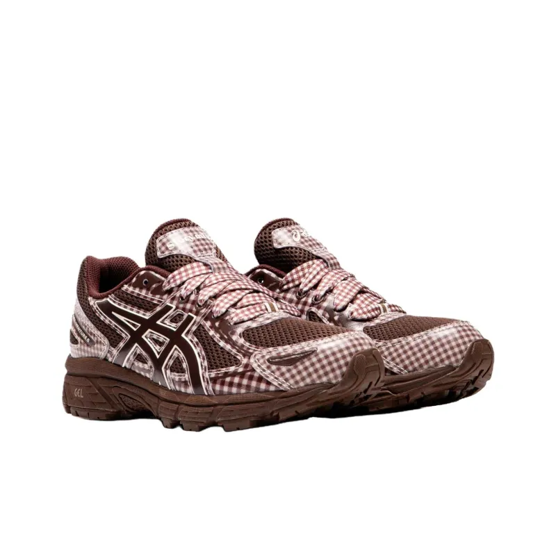 Asics Gel Venture 6 Story Mfg. Reddish Brown Gingham-2