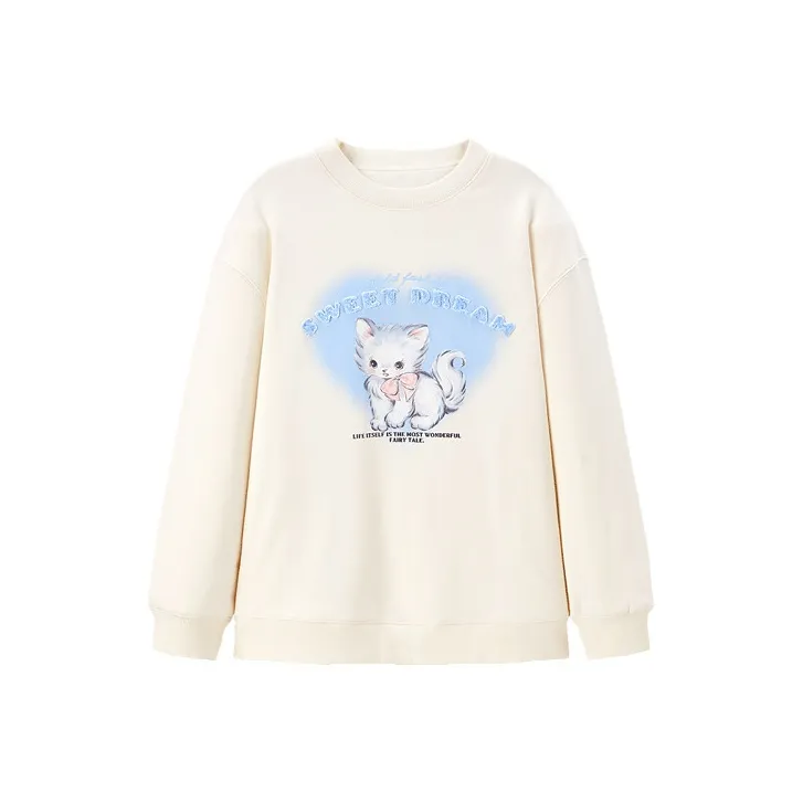 LEDIN Sweatshirts Women's Ecru In Stock-0