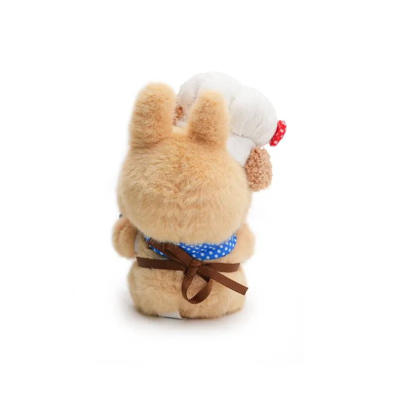 [Modified Doll] POP MART THEMONSTERS Chef Hat Hang Tag Box Labubu Vinyl, Sitting Party, Height 15CM-2