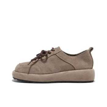 ALI THE FOX Lightweight Low Top Casual Shoes Women's Camel