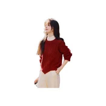Mo Han Yi Mei Knitwear Women's Red