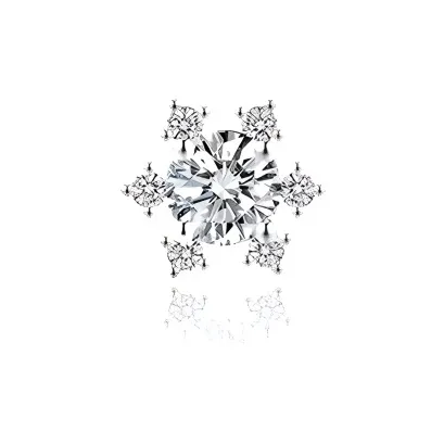 KIVA Sterling Silver Stud Earrings Unisex-0