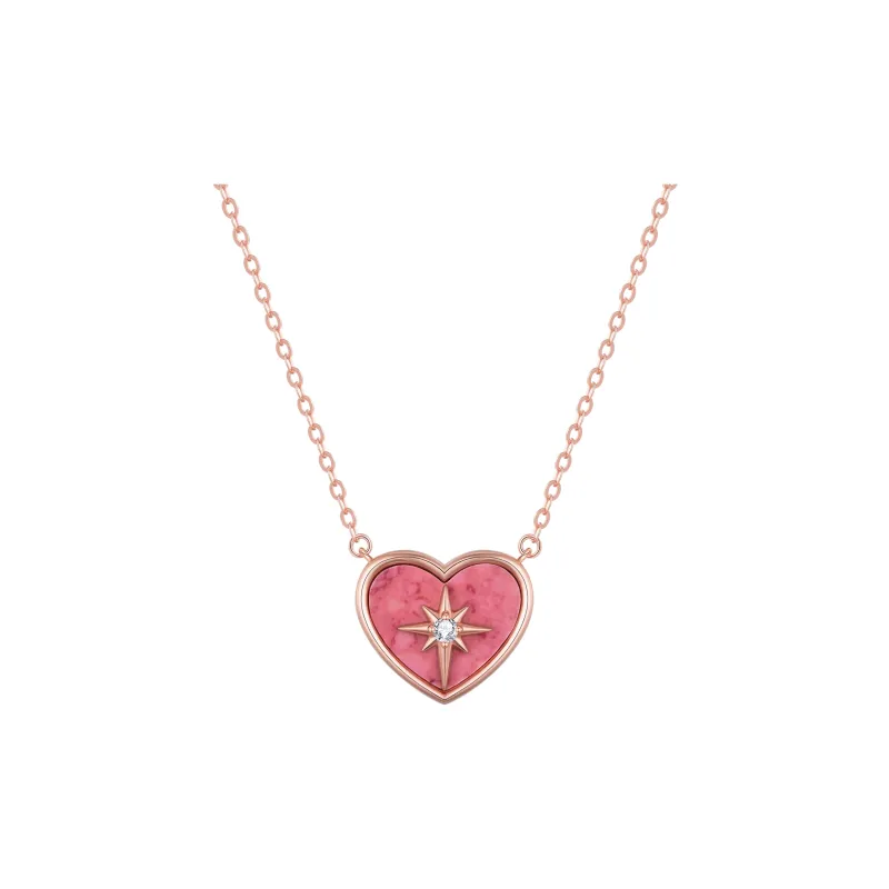 Heart To Heart S925 Silver Necklaces Women's-0