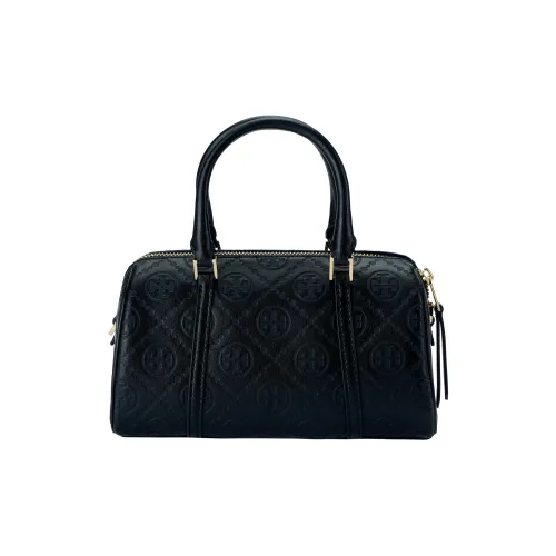 TORY BURCH T Monogram Leather Shoulder Bag Crossbody Bag Handbag Women's Black