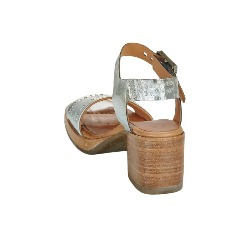 AirStep ALCHA CHIC One Strap Sandals Women's Silver-4