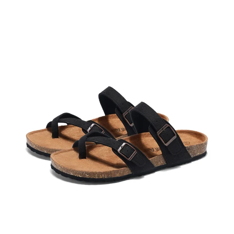 Hong Kong Meng Slip Resistant Abrasion Resistant Quiet Flip Flops Men's-3