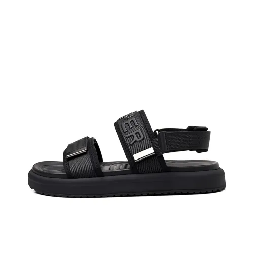 QIUTEXIONG Beach Sandals Men's Black