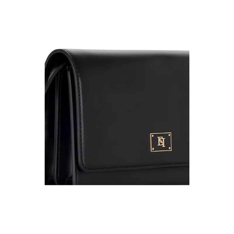 Elisabetta Franchi Synthetic Leather Crossbody Bag, Shoulder Bag Women's Black-4