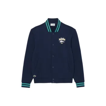 LACOSTE Baseball Jacket Men's Marine Blue