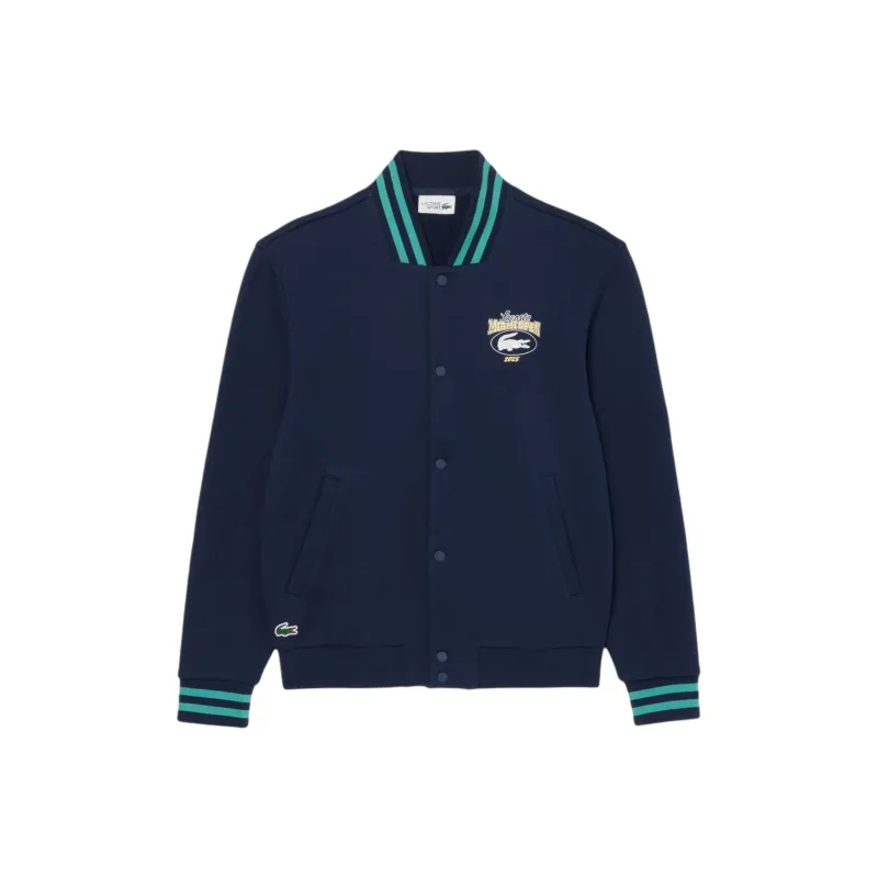 LACOSTE Baseball Jacket Men's Marine Blue-0