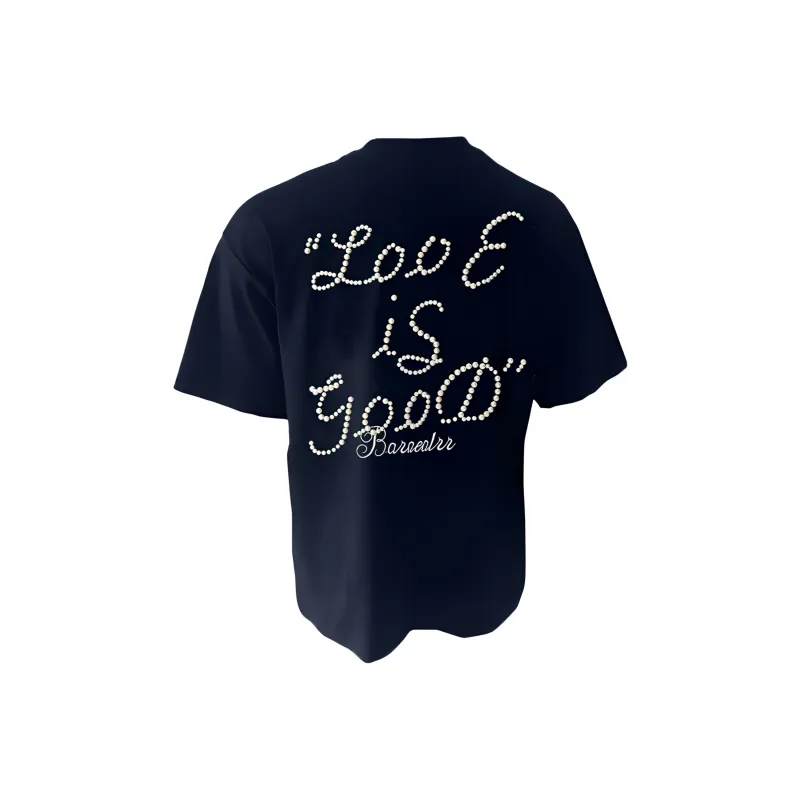 LESS BEARS Drop Shoulder Sleeve T Shirt Women's-1