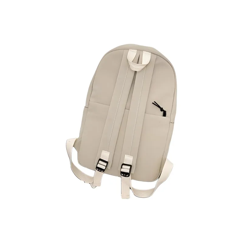 Alcohol Dragon Canvas Canvas Bag Backpack Regular Women's Black/Beige-4