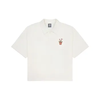 New Balance Heartfelt Living Polo Shirt Women's White