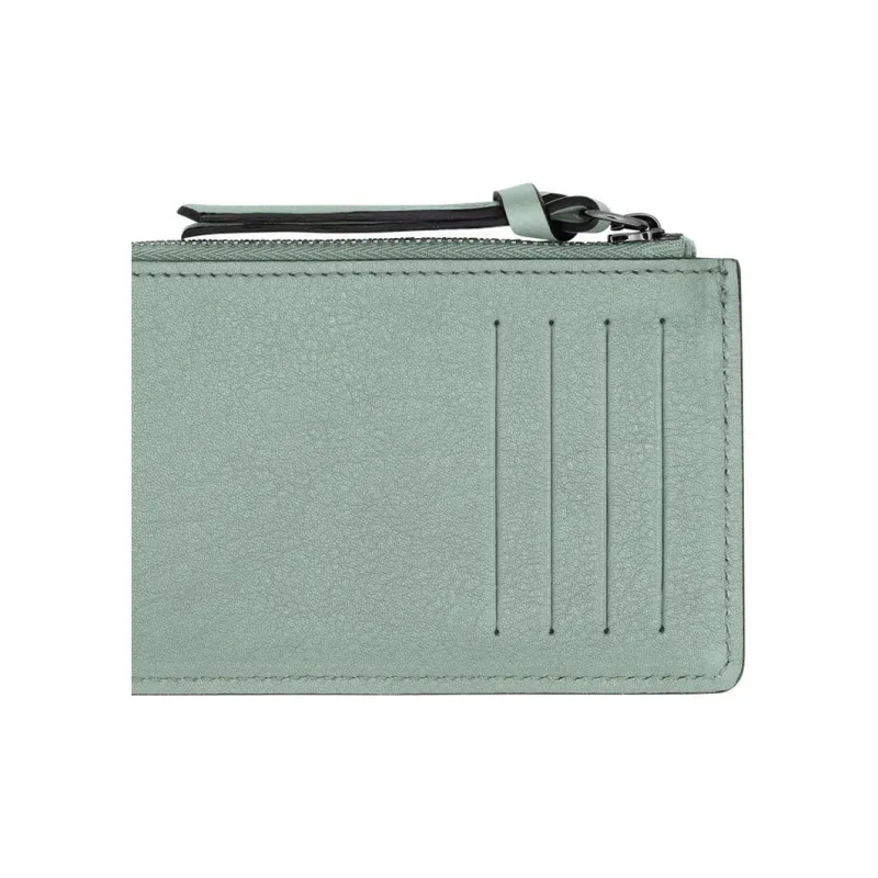 LONGCHAMP 3D Calfskin Card Holder Women's Light Blue-3