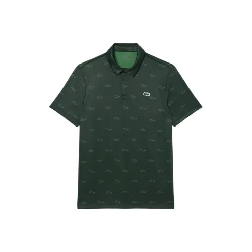 LACOSTE Polo Shirt Men's Dark Green