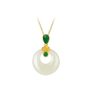 Lang Wind Chalcedony Necklaces Women's