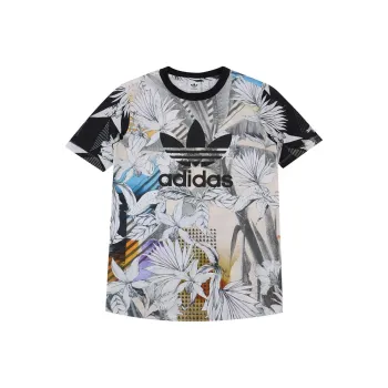 Adidas Originals T Shirt Women's All Over Print
