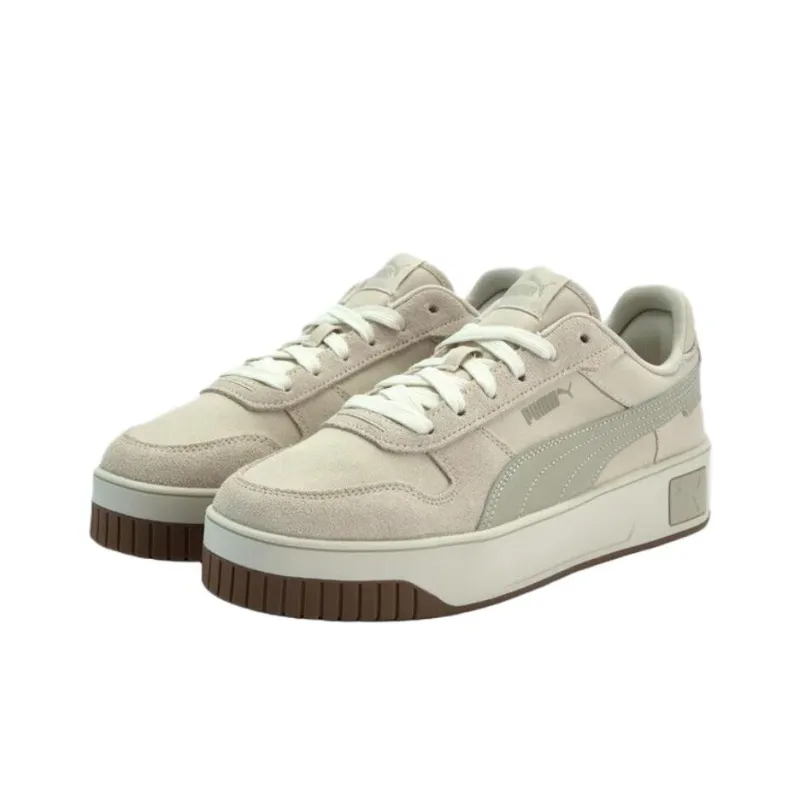 PUMA Carina Street Anti Slip Wear Resistant Low Top Skateboard Shoes Women's Snow-2