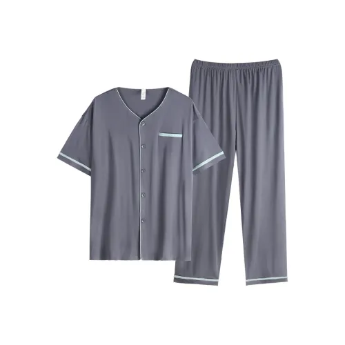 Xuan Liang Pajama Set Men's Paris Gray