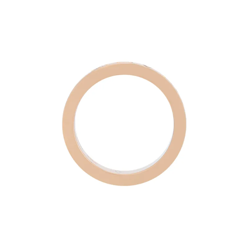 BVLGARI 2010s 18kt Rose Gold B.Zero1 Diamond Ring-2