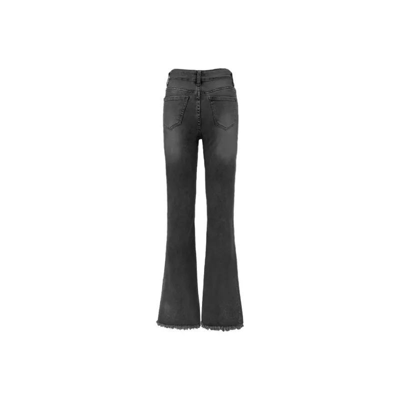 Lizisw Casual Pants Women's Carbon Gray-5
