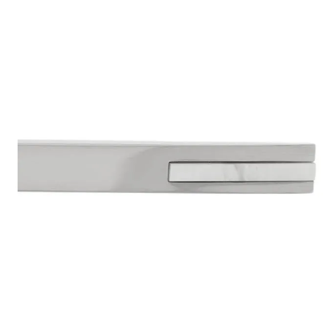 Lanvin Metal Tie Clip Unisex Silver-2