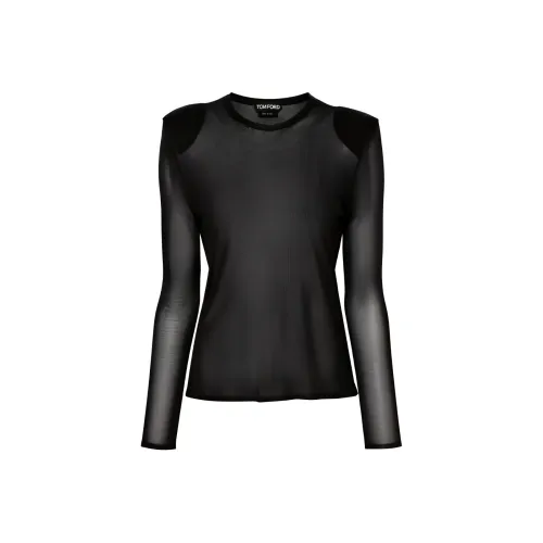 TOM FORD Semi sheer Jersey knit T shirt
