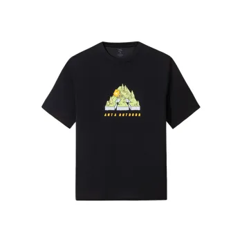 Anta Outdoor Collection T Shirt Men's Basic Black