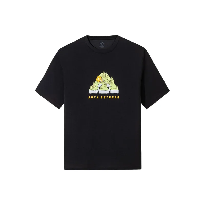 Anta Outdoor Collection T Shirt Men's Basic Black-0