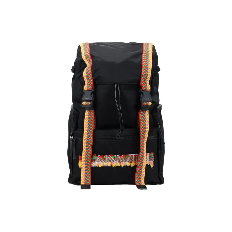 Lanvin Fabric Backpack Men's Black-0