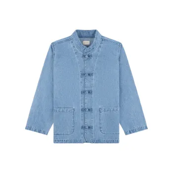 AIME LEON DORE Denim Collarband Jacket
