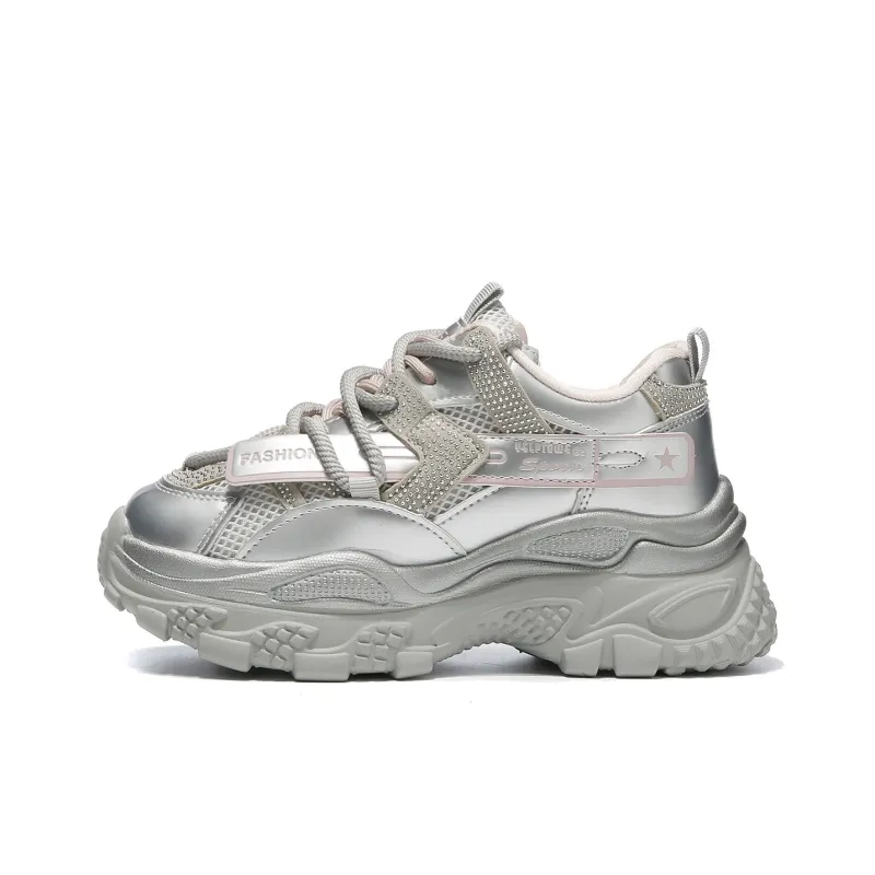 Georgina Goodman Slip Resistant, Breathable, Height Increasing Low Top Chunky Sneakers Women's-12