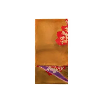 ZARA Silk Knit Scarves Women's Orange