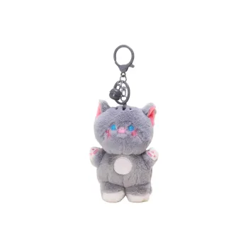 Jinnew Plush Pendants Unisex Grey/Pink/Yellow/Brown